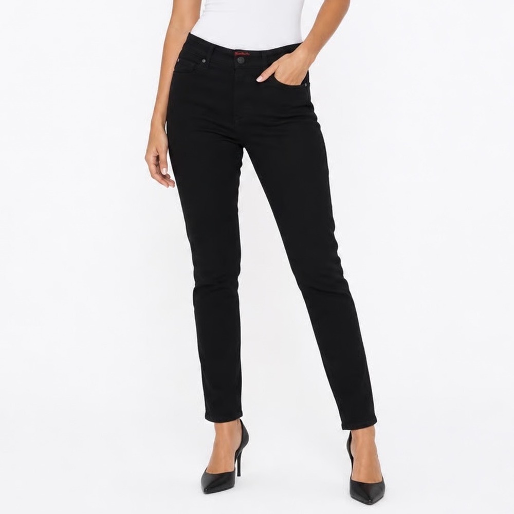 Sapphire Red Womens Black Skinny Stretch Pants Size M